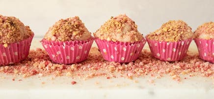 Strawberry shortcake mini cupcakes