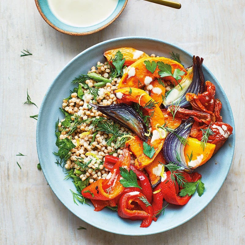 Kürbis-Couscous-Bowl