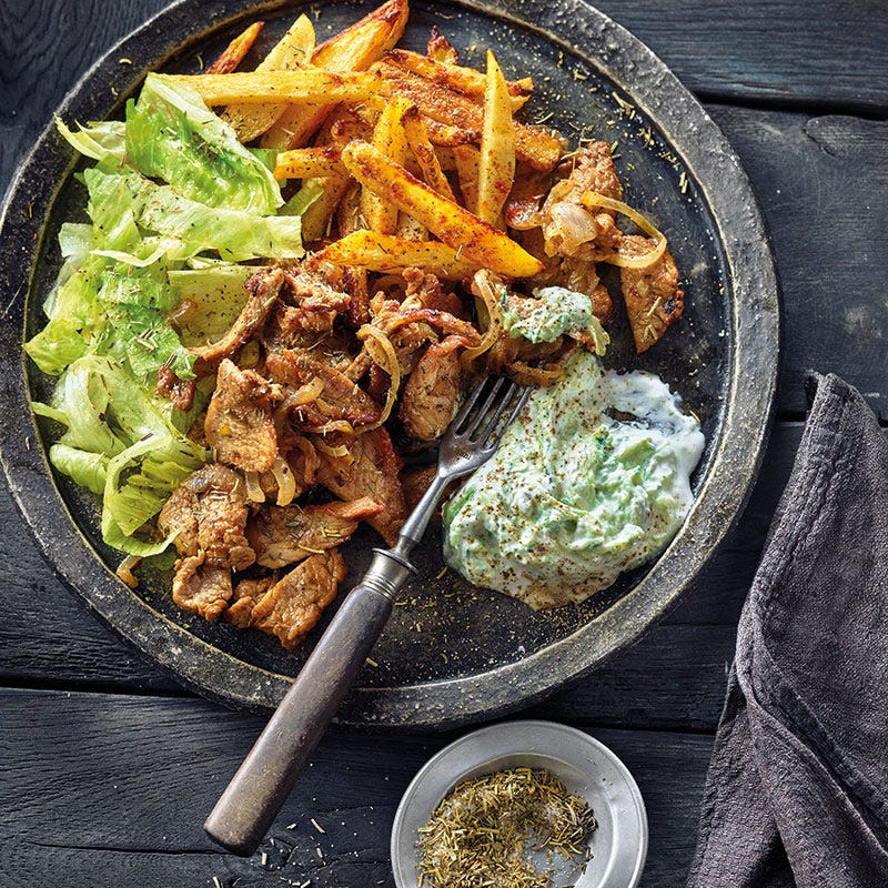 Schneller Dönerteller