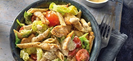 Caesar-Pasta-Salat