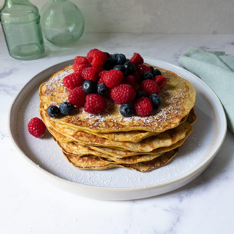 Gluten-free pancake "cake"