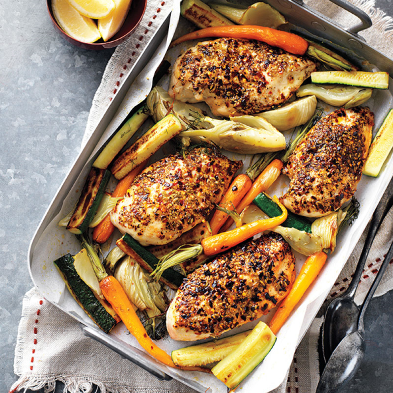 Photo of Roast chicken with fennel and chili rub by WW