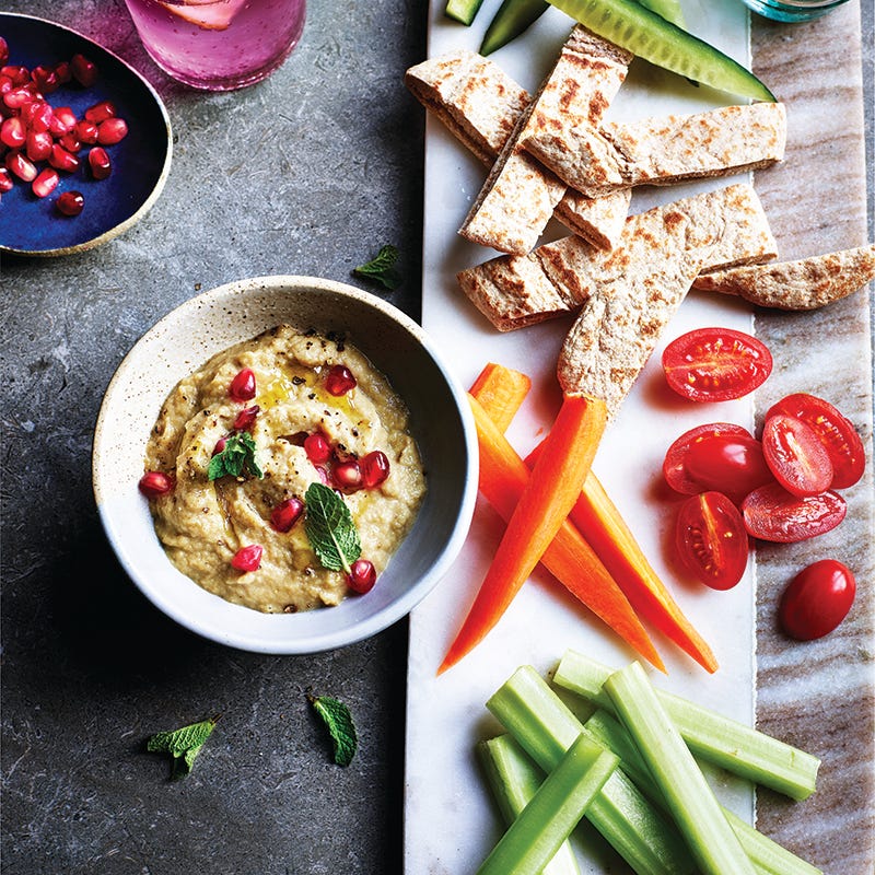 ViktVäktarna - Baba ganoush med pita och crudités