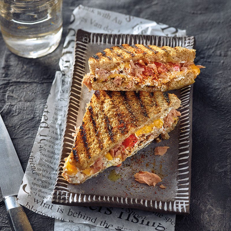 Grilled Cheese Deluxe mit Thunfisch