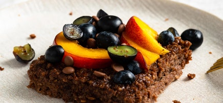 Baked Oatmeal mit Schokolade