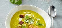 Soupe rapide de chou-fleur au curry