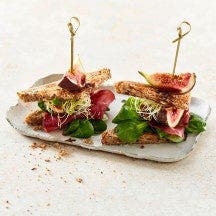 Toastecken mit Feige