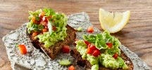 Crostini au houmous d’edamames