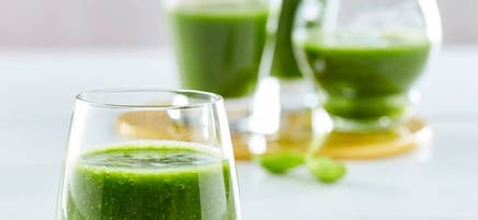 Grüner Smoothie-Shot