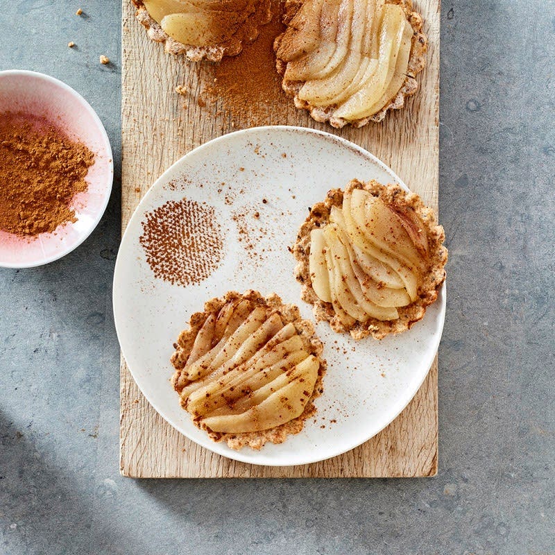 Birnen-Karamell-Tartelettes