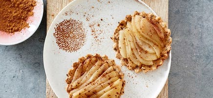 Tartelettes poire-caramel
