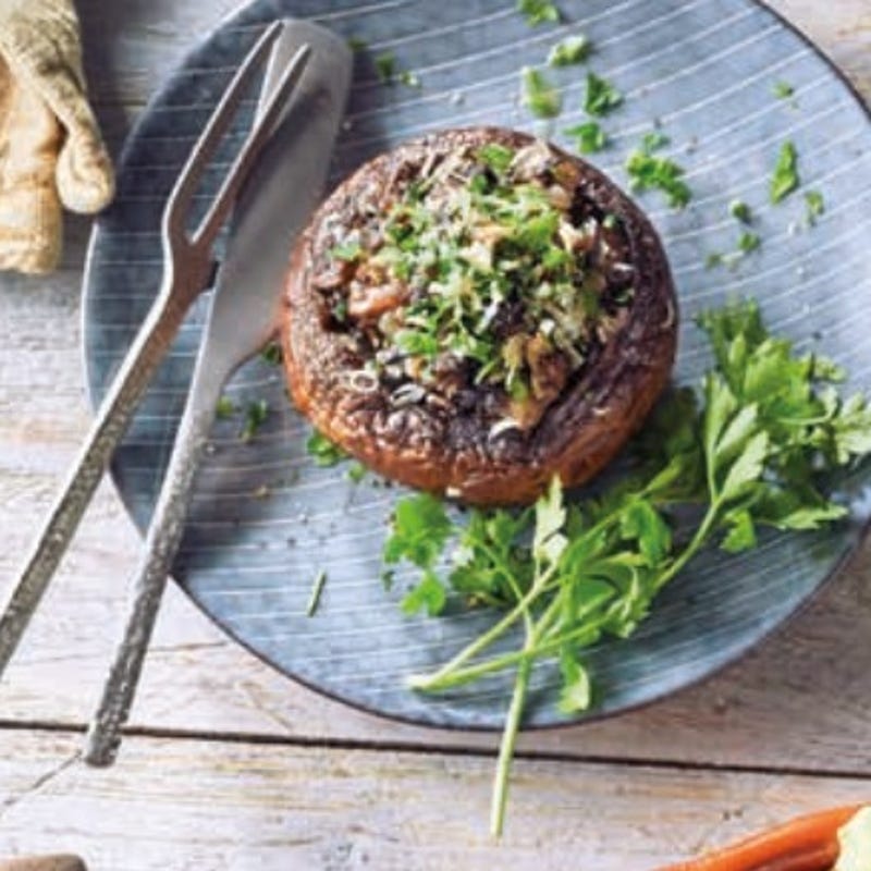 Foto van Gevulde portobello's met Parmezaanse kaas door WW