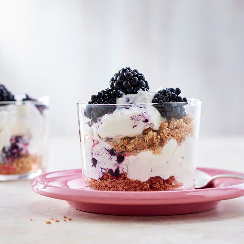 Brombeer-Cheesecake-Swirl