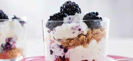 Brombeer-Cheesecake-Swirl