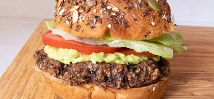 Easy black bean burgers