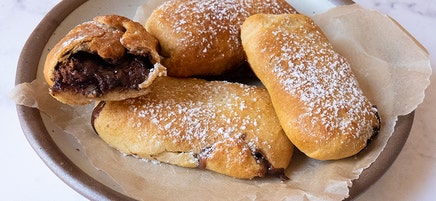 Air-Fried Chocolate Caramel Snack Bars
