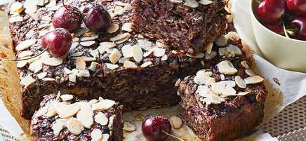 Nikki's black forest breakfast slice