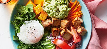 Flo's marinated tofu Buddha bowl