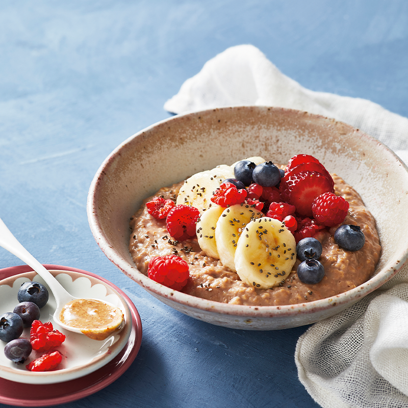 Chocolate nut protein oats