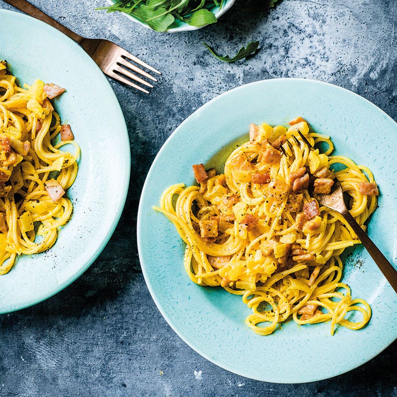 Einfache Carbonara