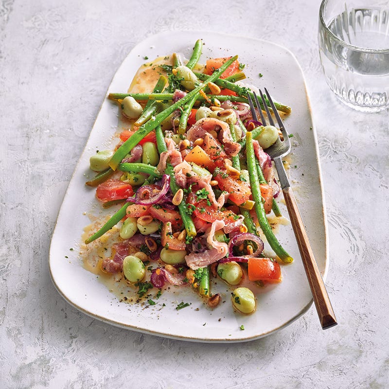 Photo de Salade de haricots au jambon Serrano prise par WW