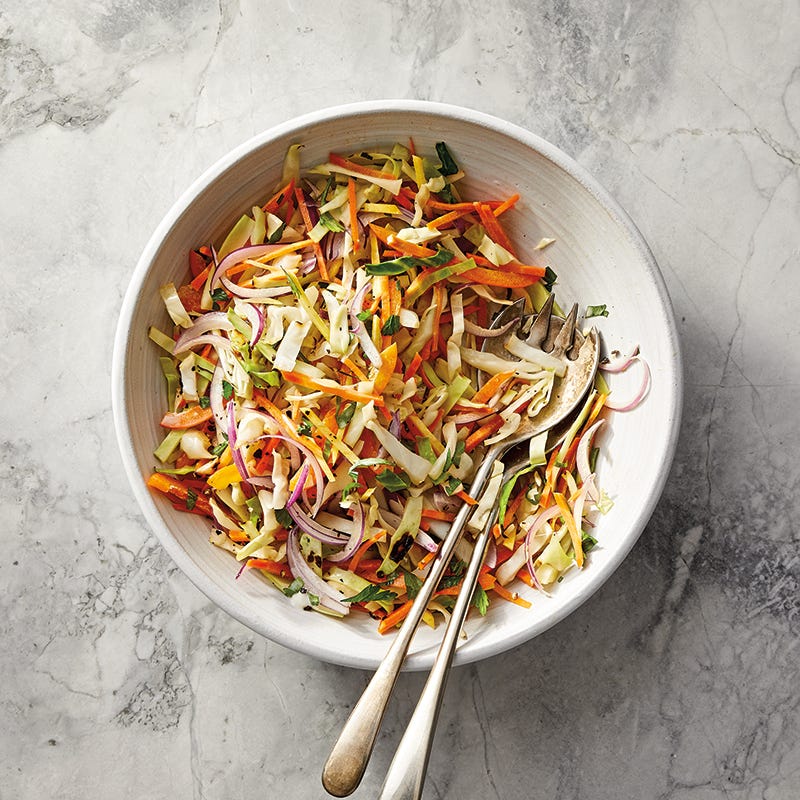 Grilled Cabbage Slaw