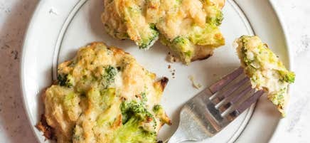 Cheesy broccoli patties