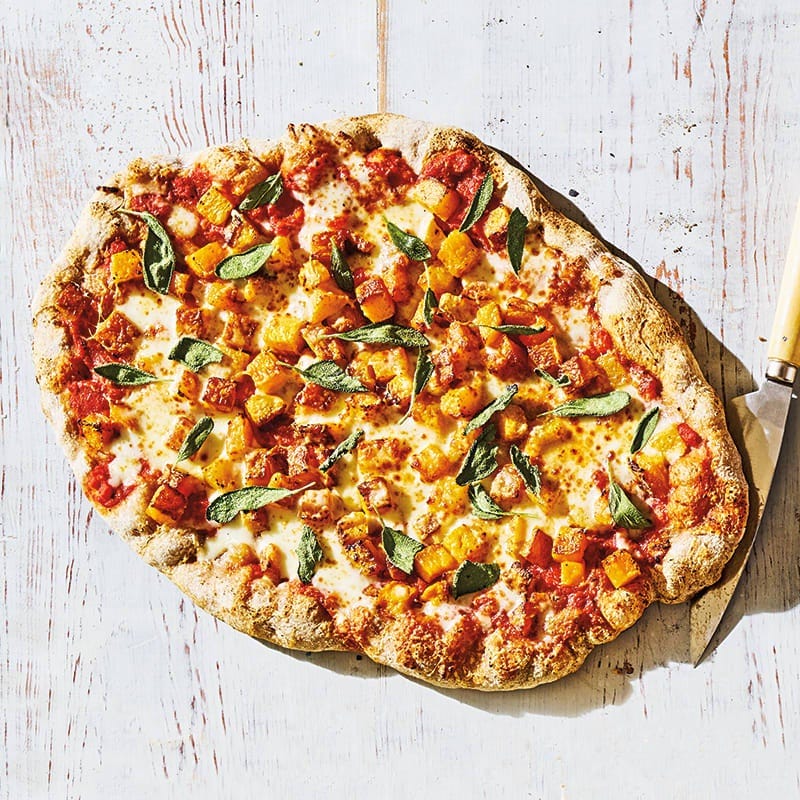 Butternut-sage pizza