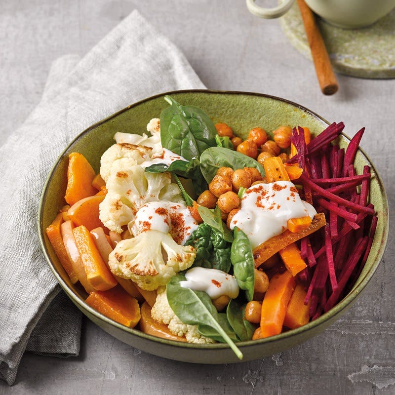 Kunterbunte Veggiebowl