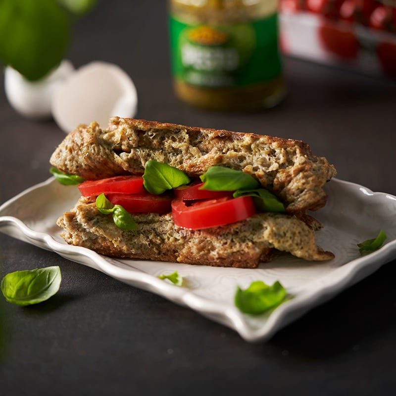 ViktVäktarna - Macka med pestostekt omelett