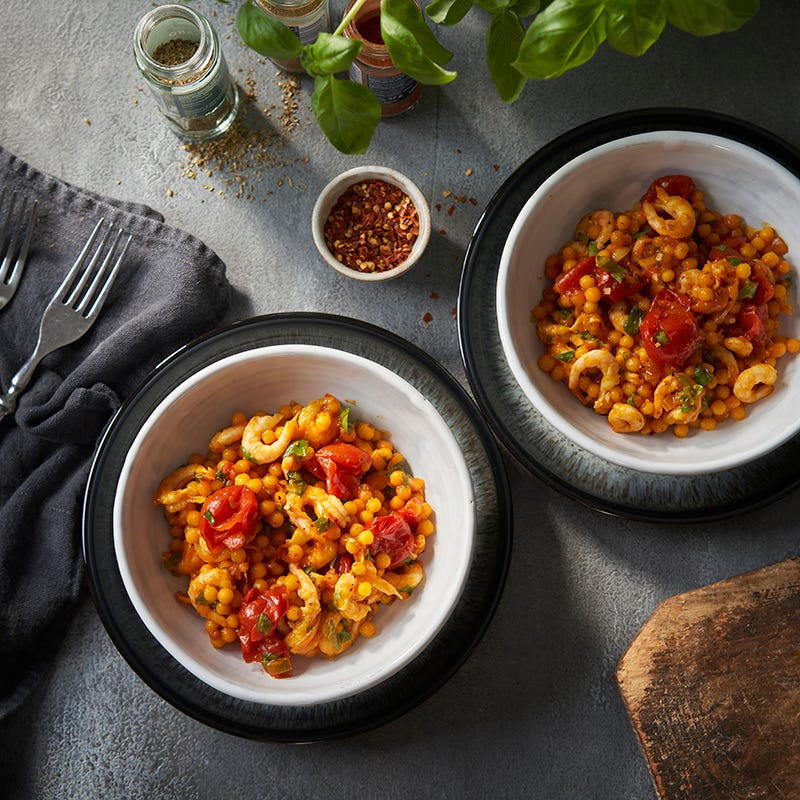 ViktVäktarna - Räkpanna med pärlcouscous