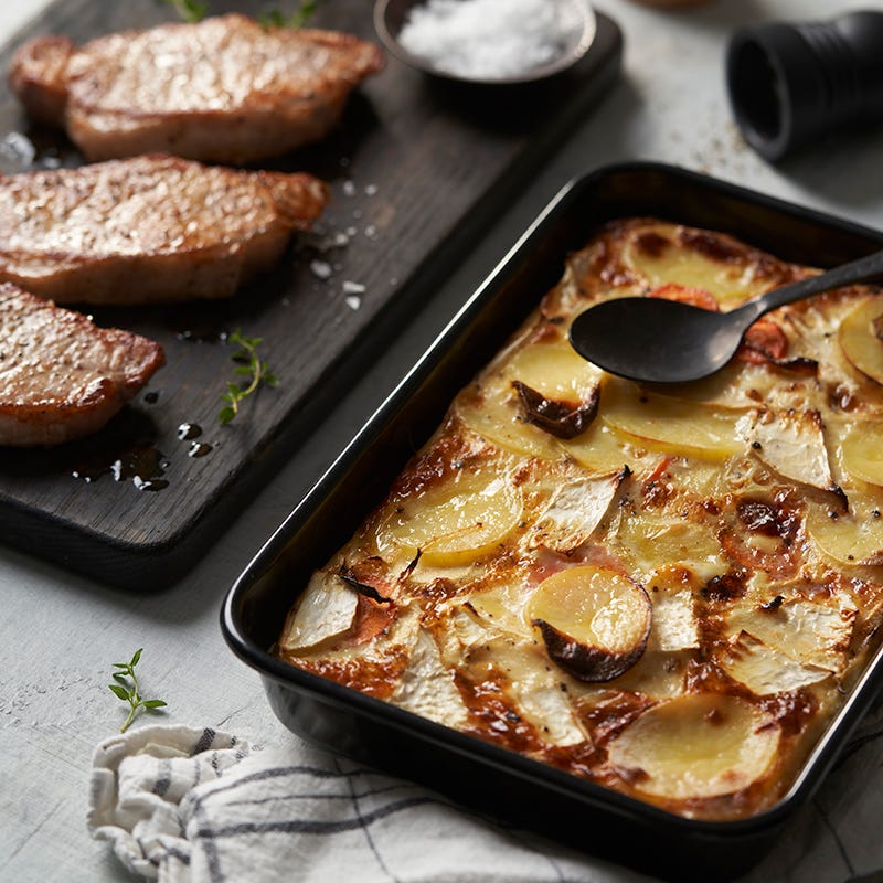 ViktVäktarna - Fläskkotlett med rotfruktslåda