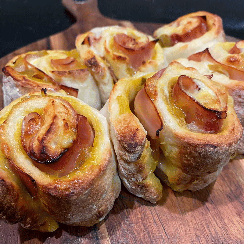 ham and pickle scrolls