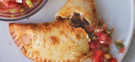 Air-fryer Colombian beef and potato empanadas