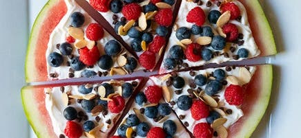 Pizza au melon d’eau