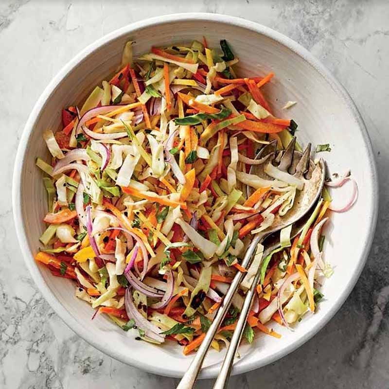 Photo of Grilled cabbage slaw by WW