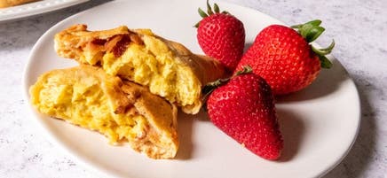 Tartelettes bacon, œuf et fromage