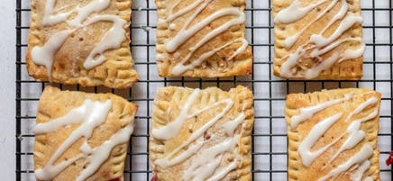 Tartelettes aux fraises glacées