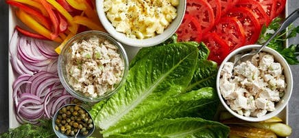 Sélection de salades pour pique-nique