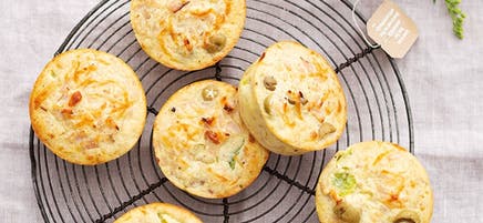 Muffins jambon-olives