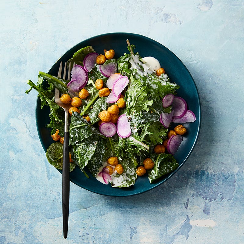 Crispy Chickpea Caesar Salad