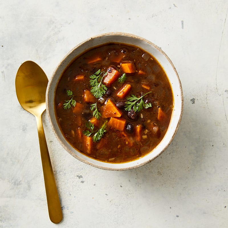 Black Bean & Sweet Potato Stew