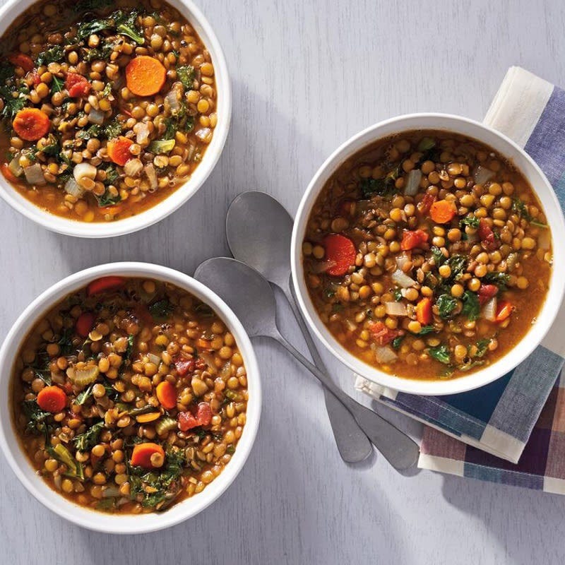Photo of Hearty lentil & tomato soup by WW