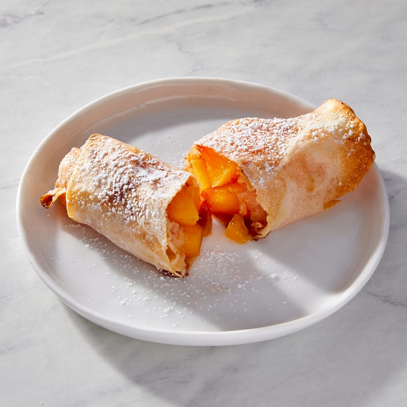 Photo of Air Fryer-Peach Cobbler Egg Rolls by Millie Peartree by WW