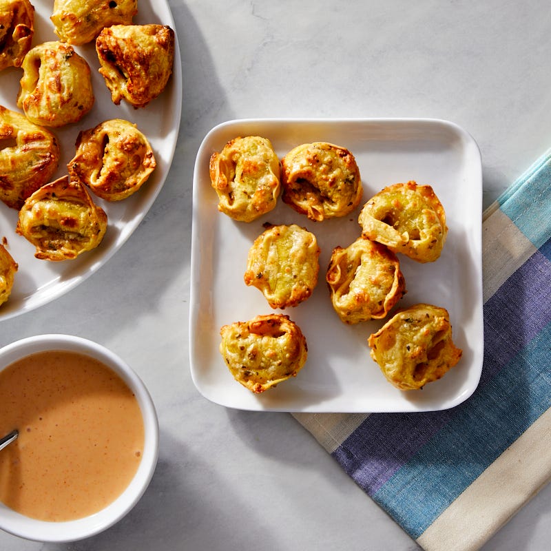 Photo of Oven-Fried Tortellini with Cheesy Dipping Sauce by Millie Peartree by WW