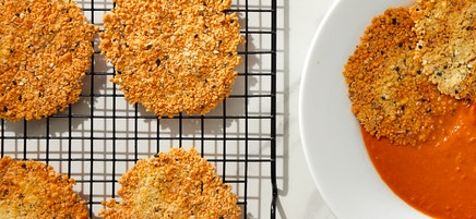 Everything Parmesan Crisps by Millie Peartree