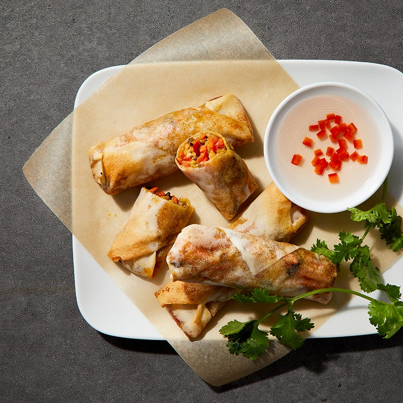 Photo of Air-Fried Vegetable Spring Rolls by Millie Peartree by WW