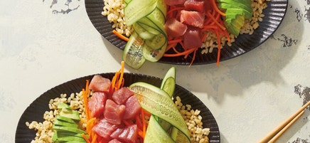 Tuna Sushi Rice Bowls