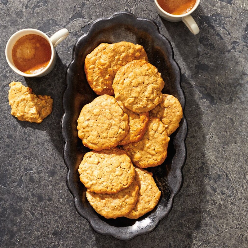 Flourless Tahini-Oatmeal Cookies