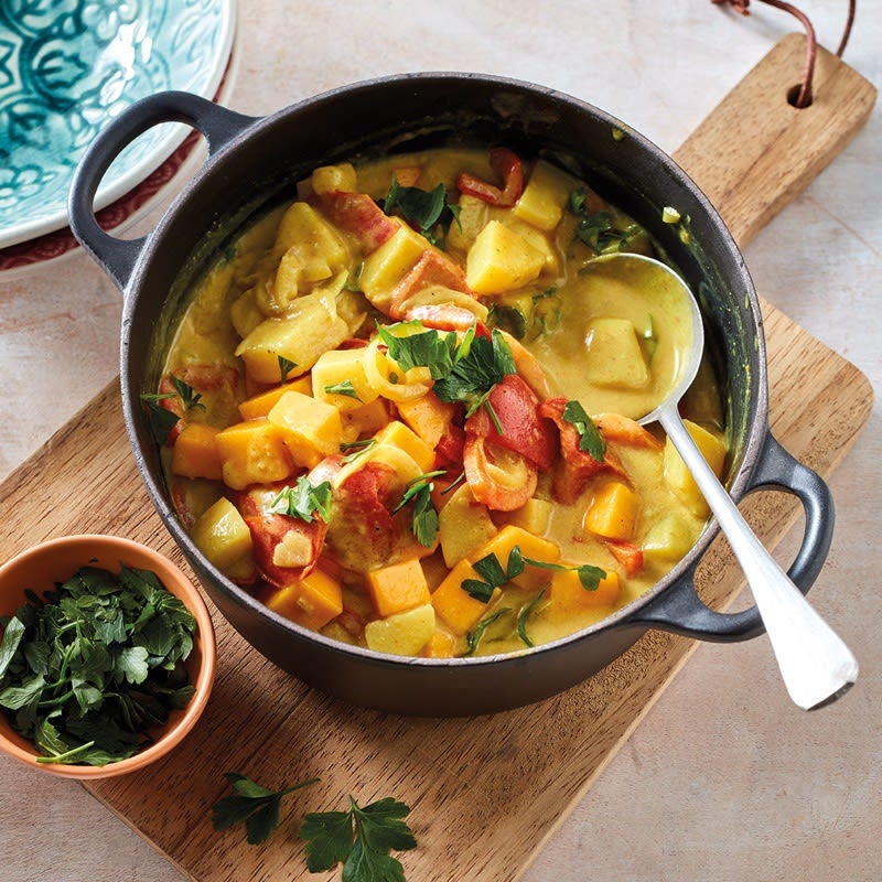 Kartoffel-Mango-Curry